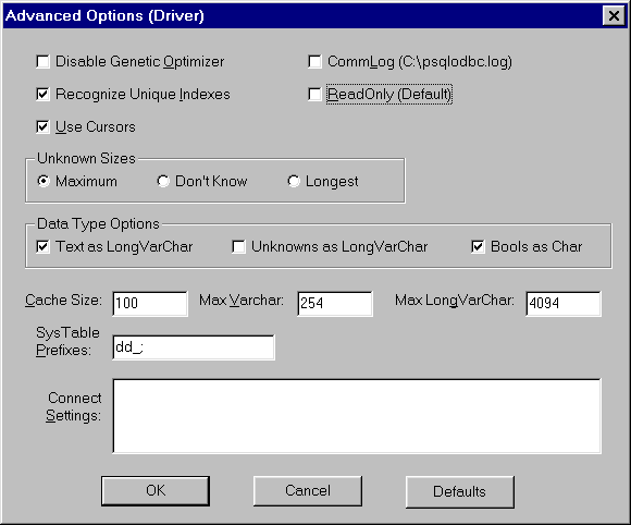 Advanced Options (driver)