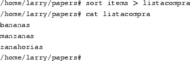 \begin{tscreen}
/home/larry/papers\char93  ls $>$\ file-list \\
/home/larry/pap...
...\\
history-final \\
english-list \\
/home/larry/papers\char93
\end{tscreen}