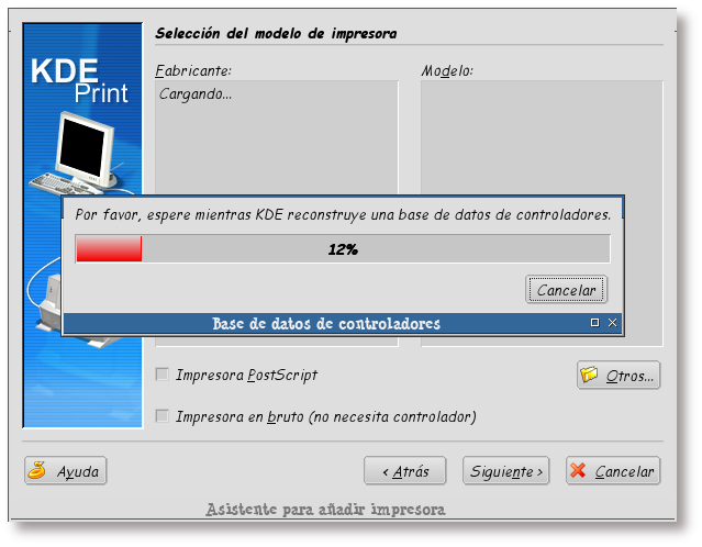 Reconstruyendo la base de datos de controladores