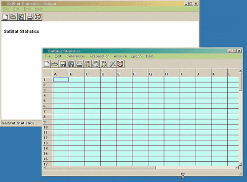 SalStat Statistics Main Window