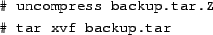 \begin{tscreen}
\char93  mkdir /zip \\
\char93  chmod 0755 /zip
\end{tscreen}