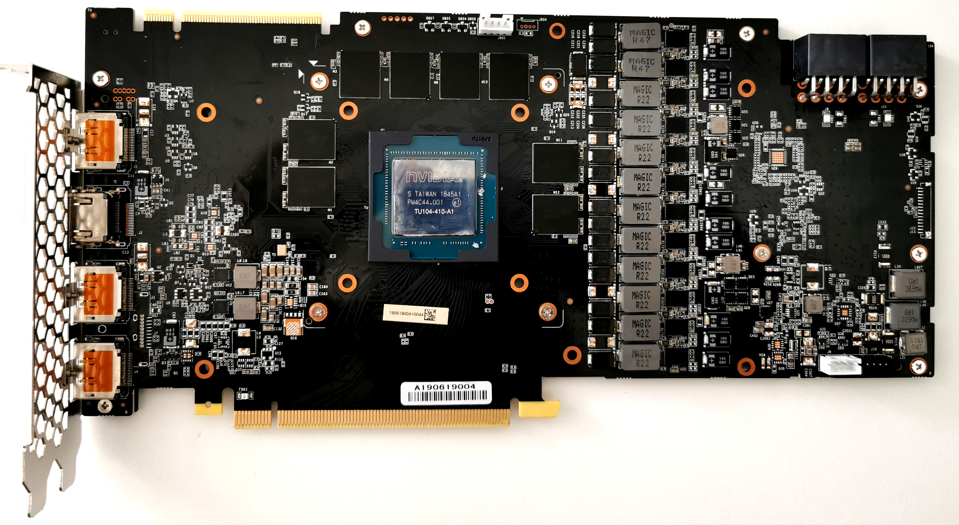 kondensator Umoderne opnåelige Palit GeForce RTX 2070 SUPER JetStream review - Product PCB and component  overview