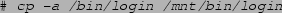 \begin{tscreen}
\char93  ln --sf /usr/X11R6/bin/XF86\_MONO\ \ /usr/X11R6/bin/X
\end{tscreen}